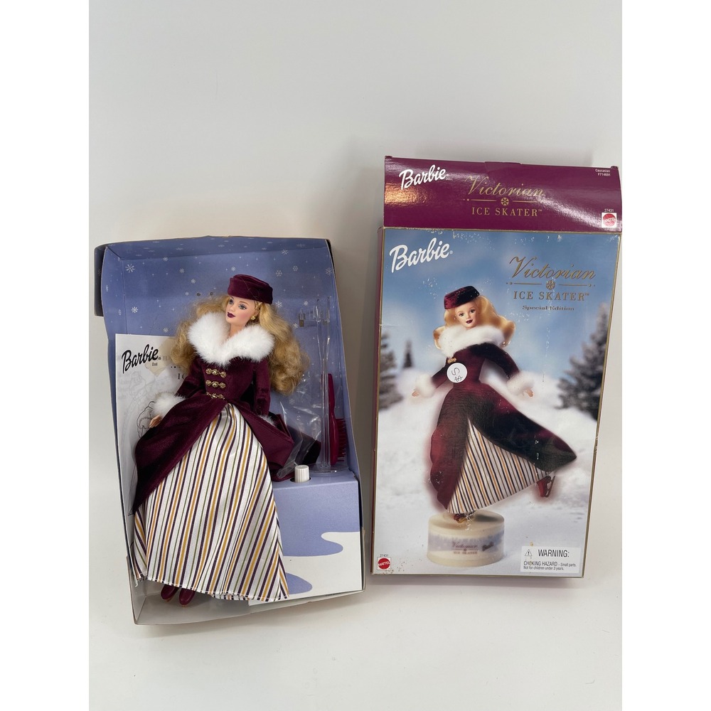 Mattel Victorian Ice Skater Barbie Special Edition Doll 2000 Collectible Retired